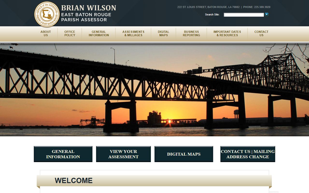 East Baton Rouge Parish Assessor website